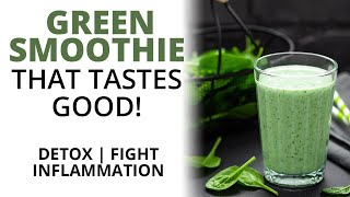 Delicious & Super Healthy Green Smoothie! (Fight Inflammation and Joint Pain)