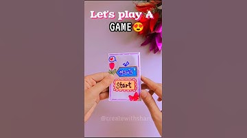 DIY Paper Game idea #shorts #viralvideo #diy #papercraft #papergames #game