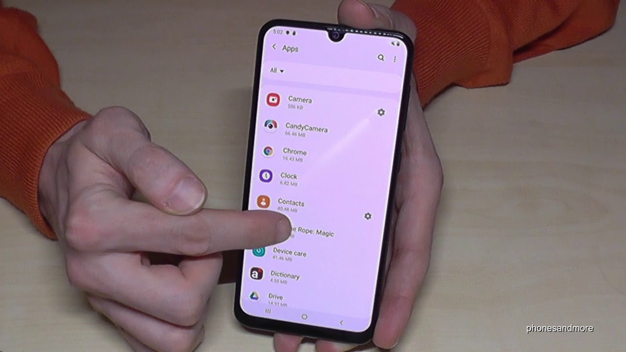 app to location mobile phone Galaxy A40