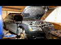 AUDI A8 D4 engine 4.2 CDRA timing chain replacement time lapse (part1)