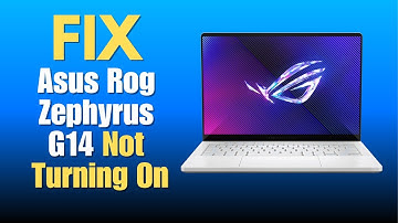 Asus Rog Zephyrus G14 Not Turning On - How To Fix