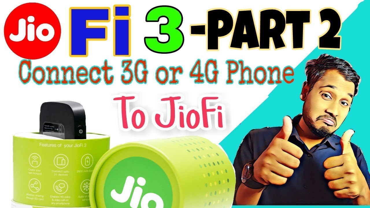 Convert 3G or 4G phone to VOLTE through jiofi- Jio fi3 setup-Part 2