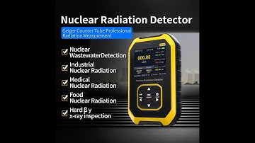 Nuclear Radiation Detector,Portable Handheld X-ray，Y-ray, β-ray Rechargeable Radiation Monitor Meter