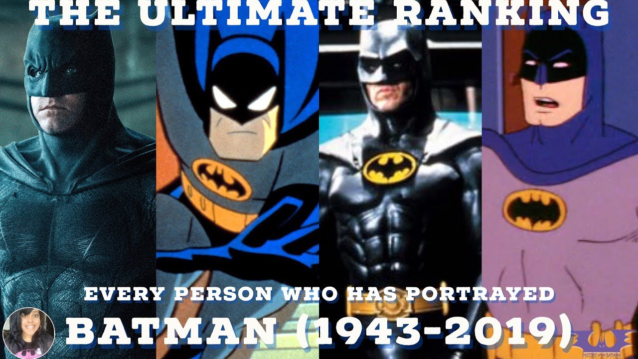 THE ULTIMATE RANKING OF ALL BATMAN (1943-2019)! - YouTube