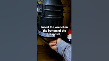 How to fix a jammed garbage disposal.