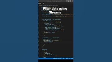 Filter DATA using node.js Streams