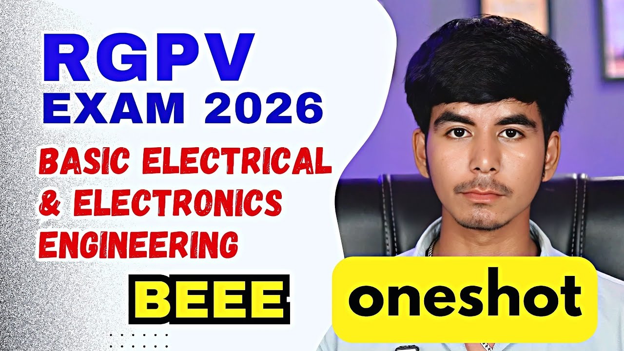 BEEE ONESHOT RGPV | Basic Electrical and Electronics Engineering | RGPV ...