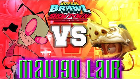 Invader Zim vs Monkey | Super Brawl Showdown v0.3.0b Full Match Gameplay