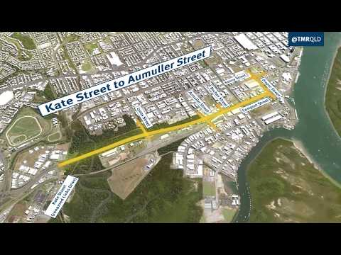 Cairns Southern Access Corridor – Stage 4: Kate Street to Aumuller Street flythrough video