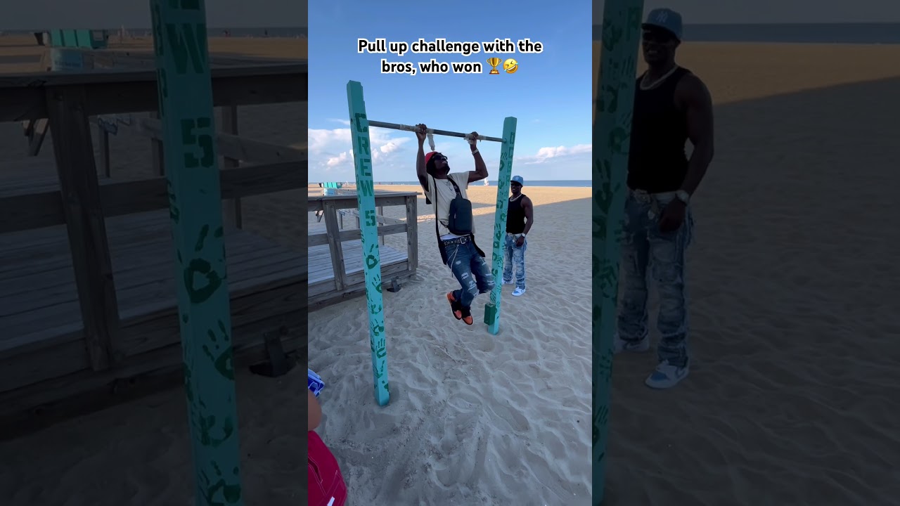 Pull up challenge wit the bros after 5 drinks🍹’s😩