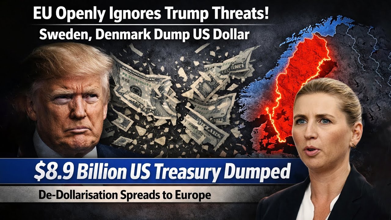 Europe Sends a Warning to Trump - Sweden & Denmark Dump $8.9B in U.S. Treasuries