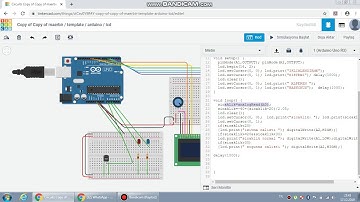 TINKERCAD İLE LCD EKRANDA İKLİMLENDİRME SİSTEMİ(TMP36 İLE)