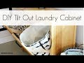 How to Build a Tilt Out Laundry Cabinet