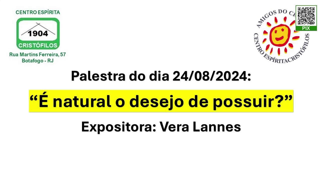 É NATURAL O DESEJO DE POSSUIR?