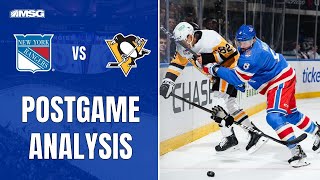 Rangers Fall To Penguins In Home Opener 3-0 | New York Rangers screenshot 3