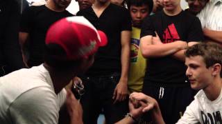 Polish Arm Wrestling Prank Freakout Fail