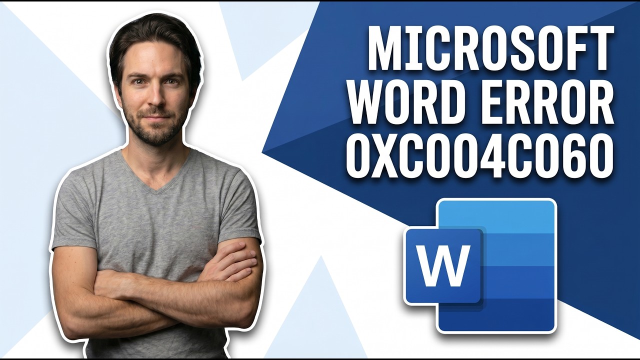 Fix Microsoft Word Error 0Xc004C060 (Easy Guide) - YouTube