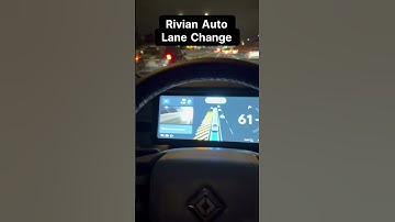 Rivian’s Automated Lane Change in Action