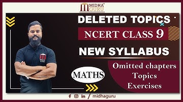 Class 9 Maths | CBSE | Deleted Topics | Deleted Chapter | Session 2023-24 | Final Syllabus