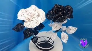 ☯️ РОЗЫ ИЗ БИСЕРА  МАСТЕР КЛАСС  ИНЬ-ЯНЬ/Roses from beads YIN-YANG MASTER CLASS.