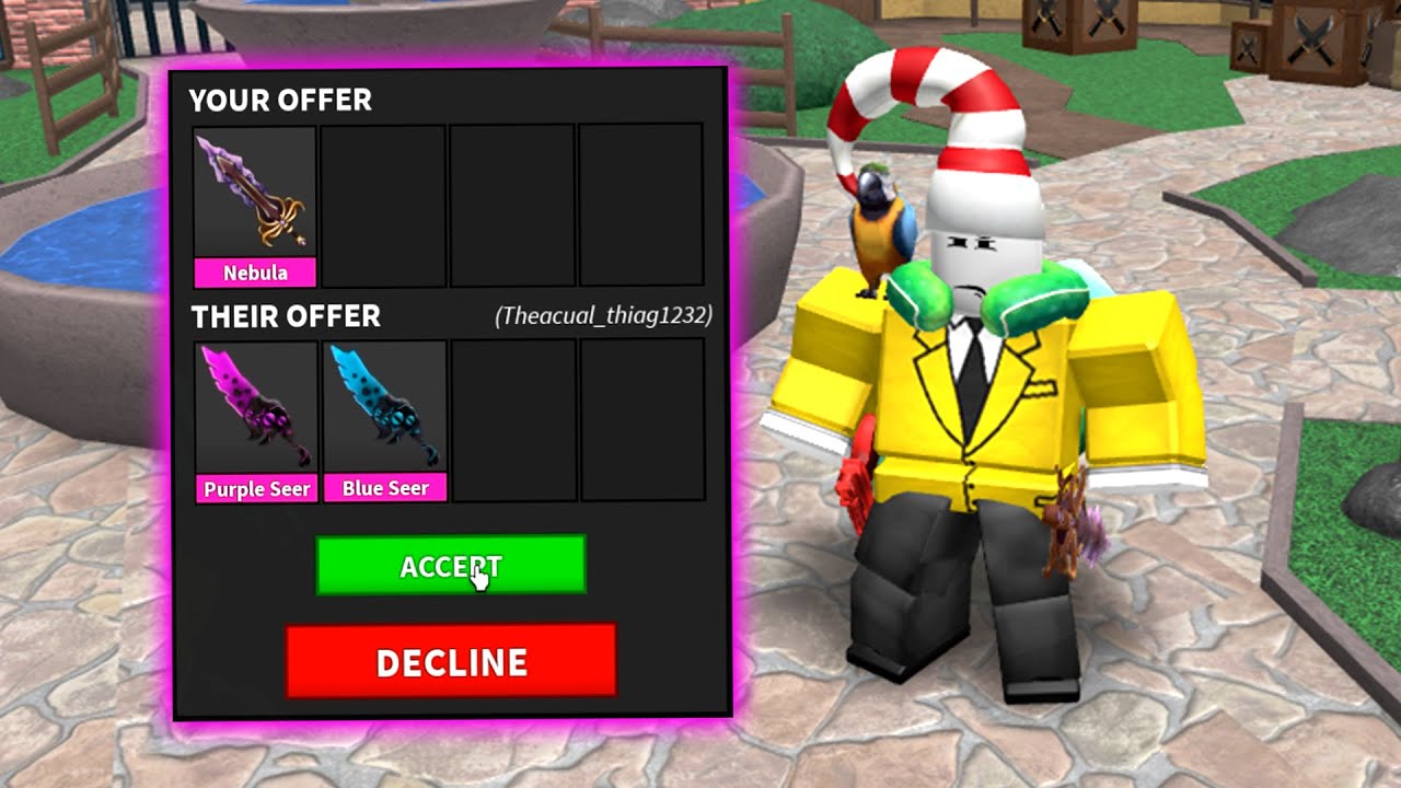 HOW TO TRADE IN MM2 (Murder Mystery 2) 