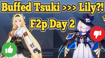 Buffed Tsukiyo Mi IS BETTER THAN Lily?! F2p Account Day 2 - Etheria Restart