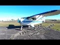 1956 Piper PA-22 Tri-pacer Sunrise Flight to Breakfast