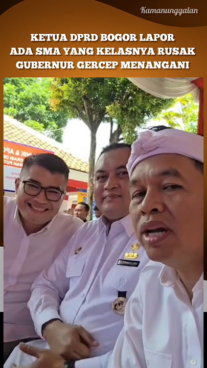 Nah Ketua DPRD Tuh Gini Dong #kangdedimulyadi