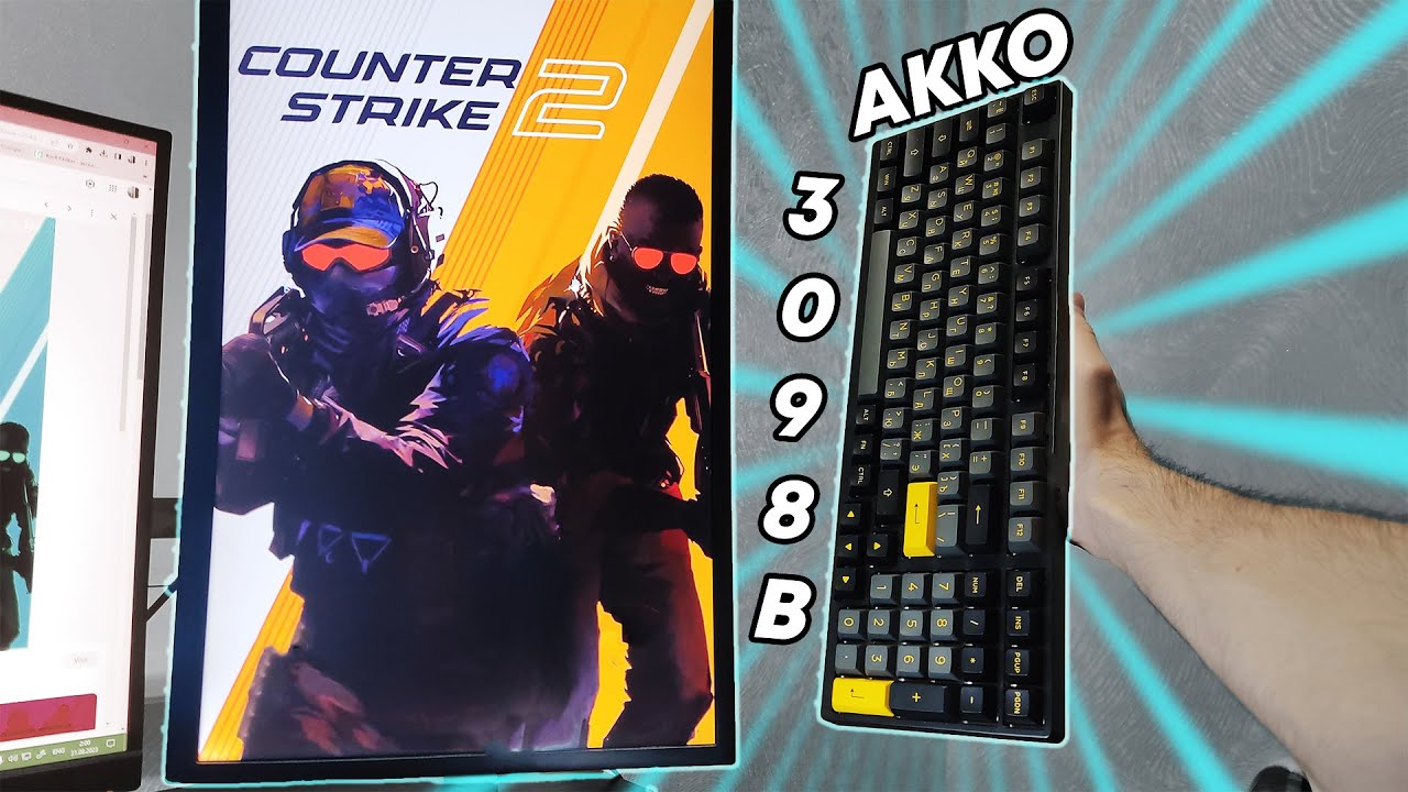 Лучшая УНИВЕРСАЛЬНАЯ клавиатура в России. 1000Гц, беспроводная, 98% l Akko 3098B