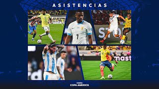 RECAP: las mejores ASISTENCIAS de la CONMEBOL Copa América USA 2024™