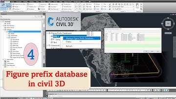 Figure prefix database in civil 3D