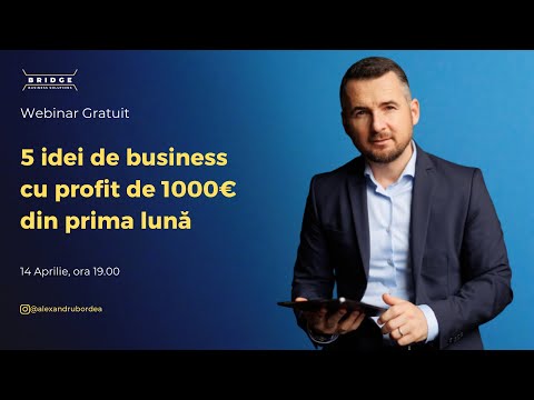 5 idei de business cu profit de 1000€ din prima lună