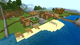 Первое видео в новой деревне жителей в майнкрафте🙃 | Эллипс Minecraft