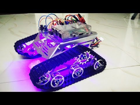 Robot Tank Car Chassis Kits für Arduino Raspberry Pi DIY Bildungsplattform 