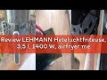 Review LEHMANN Heteluchtfriteuse, 3,5 l, 1400 W, airfryer met 8 programma's, 80-200 °C, antiaanbakla