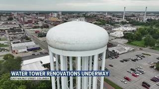Columbia Utilities begins Walnut Street water tower maintenance