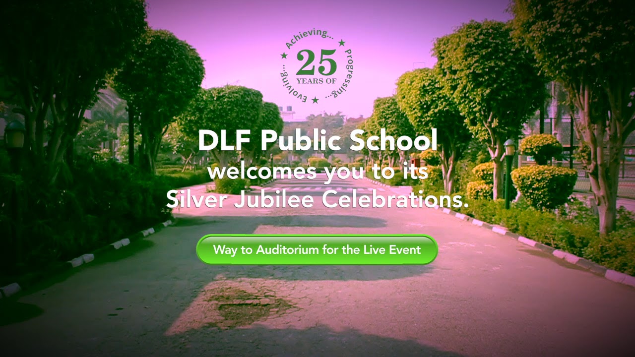 DLF Public School - Silver Jubilee Celebrations Invitation