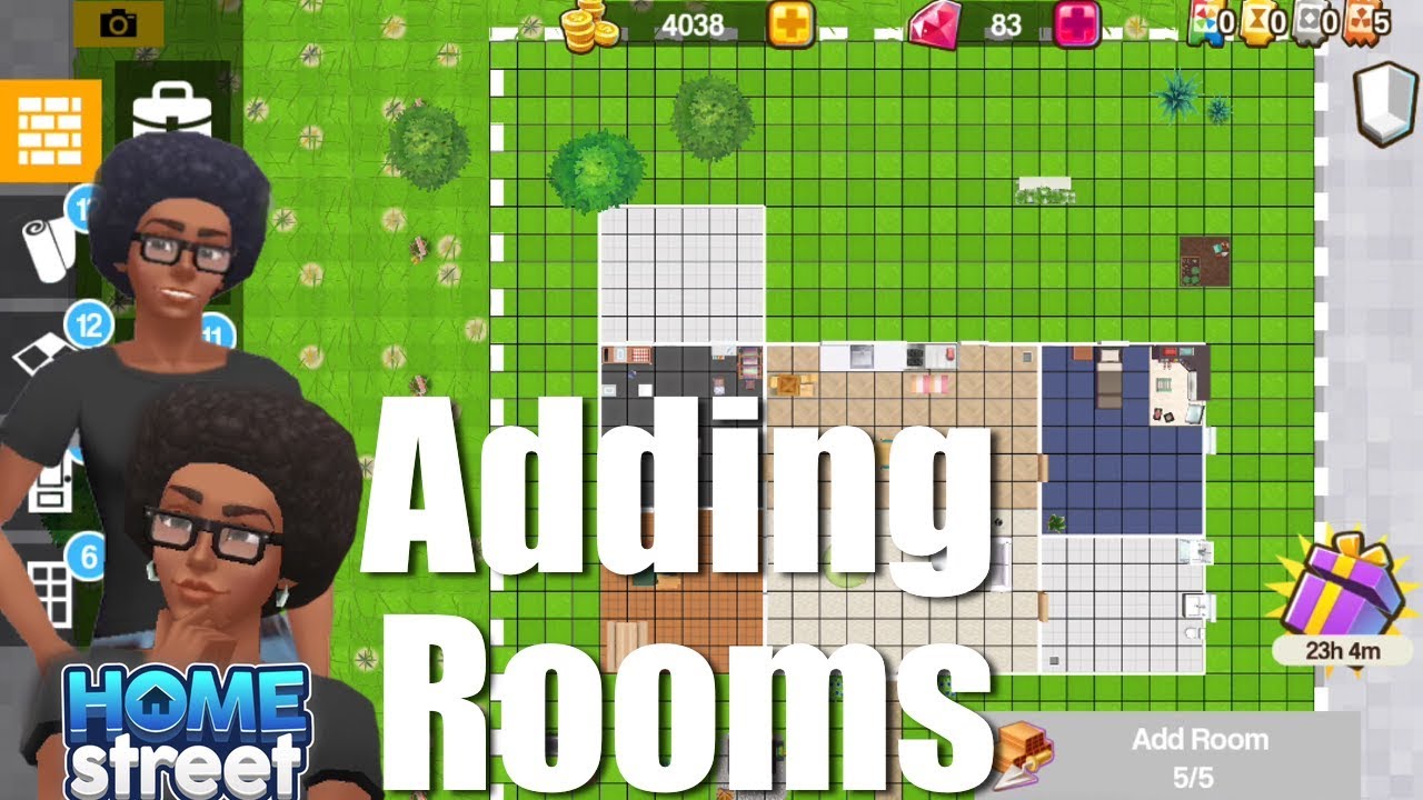 Home Street iOS / Android Game  is Availabe NOW!  How to Add A Room
