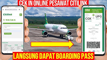 Cara Check In Pesawat Citilink Pake HP Sampai Cetak Boarding Pass