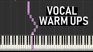 ♬ VOCAL WARM UPS #7  (TENOR RANGE C3 - C5)  (2 OCTAVES) MAJOR SCALES - By Soulphonic ♬