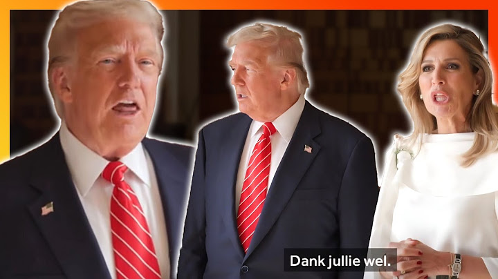 Imiteerde Maxima Donald Trump nu wel of niet? DIT was er echt aan de hand