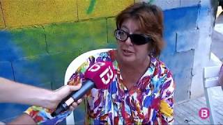 Un misteriós mural a Porreres canvia la forma de prendre la fresca