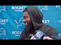 Amik Robertson meets with the media | January 16, 2025