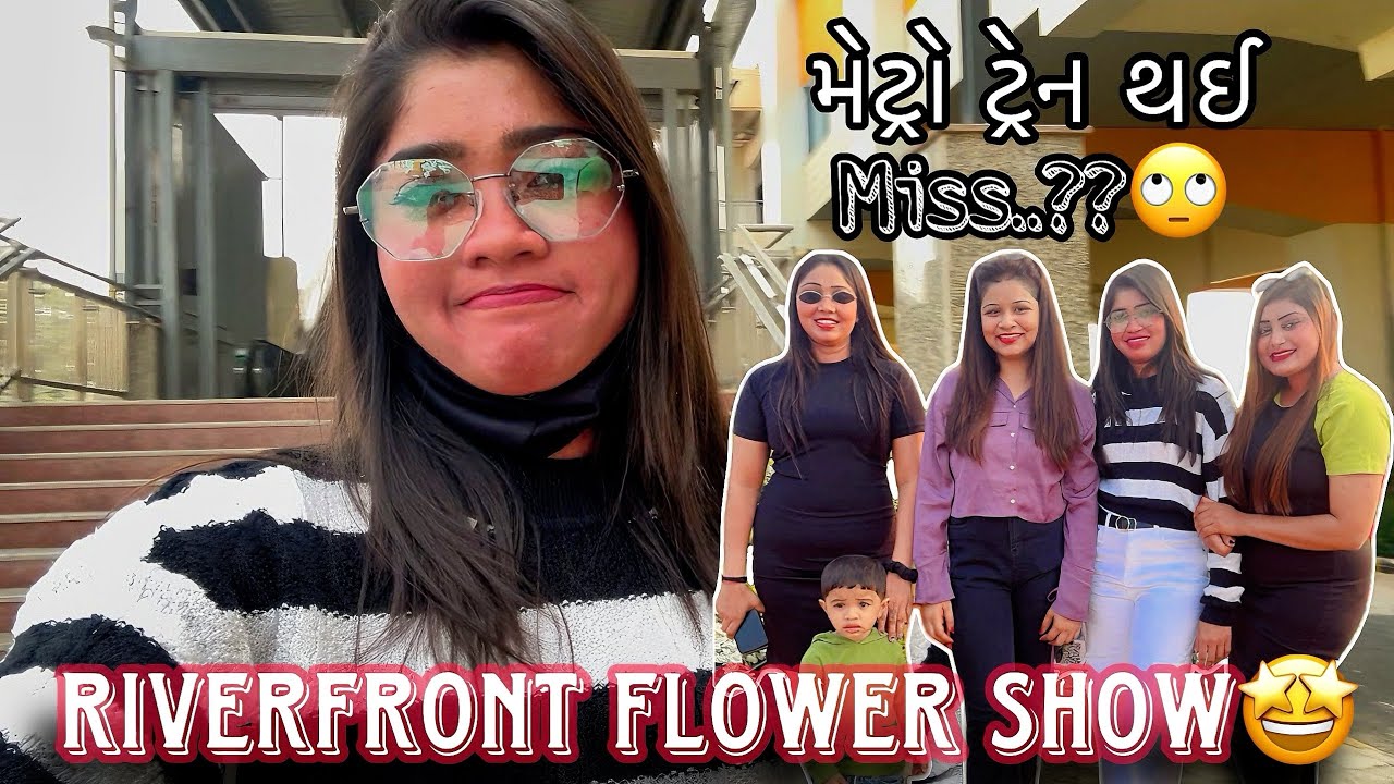 Riverfront flower show ❤️🍂🪻￼#mihirpooja #riverfront #flowershow2025 #ahmedabad   …