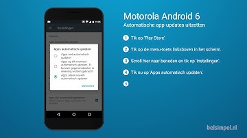 Tips & Tricks - Motorola smartphone: App-updates uitschakelen (Android 6)