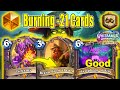 Burning and eating decks with tickatus control warlock at whizbangs workshop miniset  hearthstone