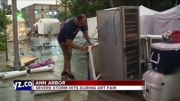 Evening storms cause damage, knock out power to thousands