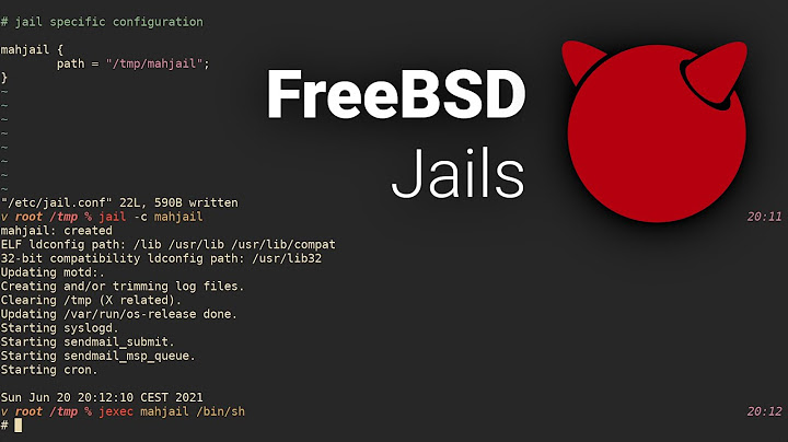 FreeBSD tutorial: Creating Jails