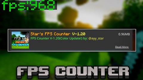 ✅ 100% Working FPS Counter For MCPE 1.21+ | Boost Your Frames Instantly!