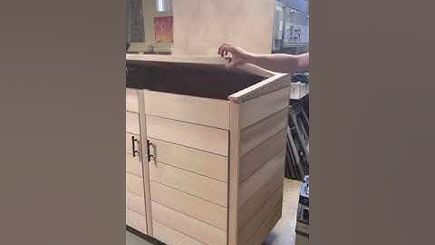Clear Cedar Trash Enclosure